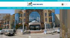 Desktop Screenshot of hotelparkside.com.tr