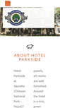 Mobile Screenshot of hotelparkside.com